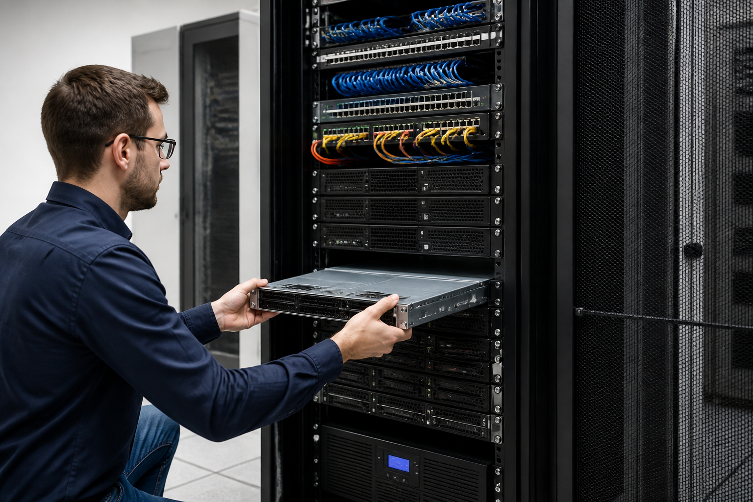 Sizing a 19 Inch Rack for Servers, Switches and Cables