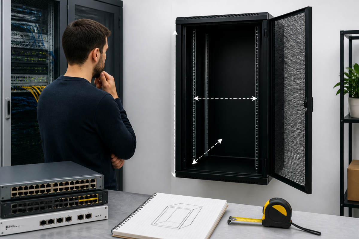 what size network cabinet do I need