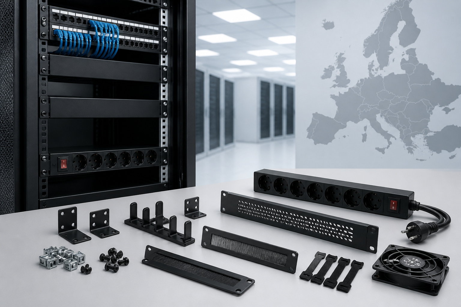 19 inch network rack accessories checklist