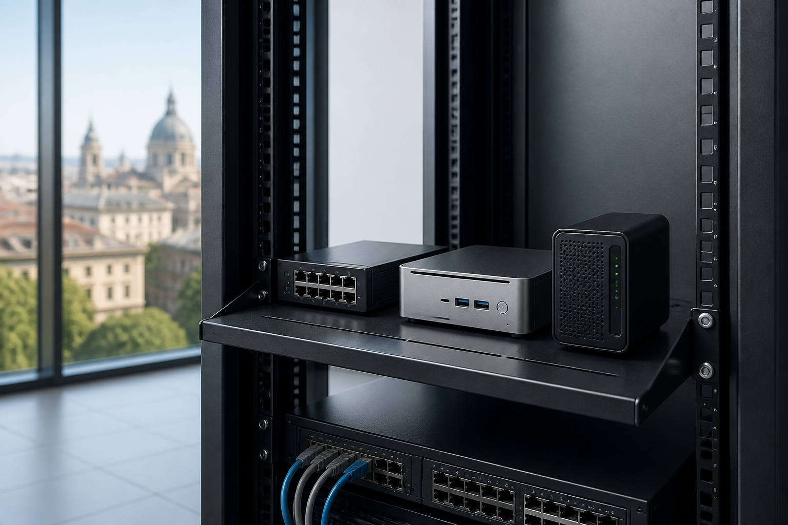19 inch rack shelf for non rack mount equipment