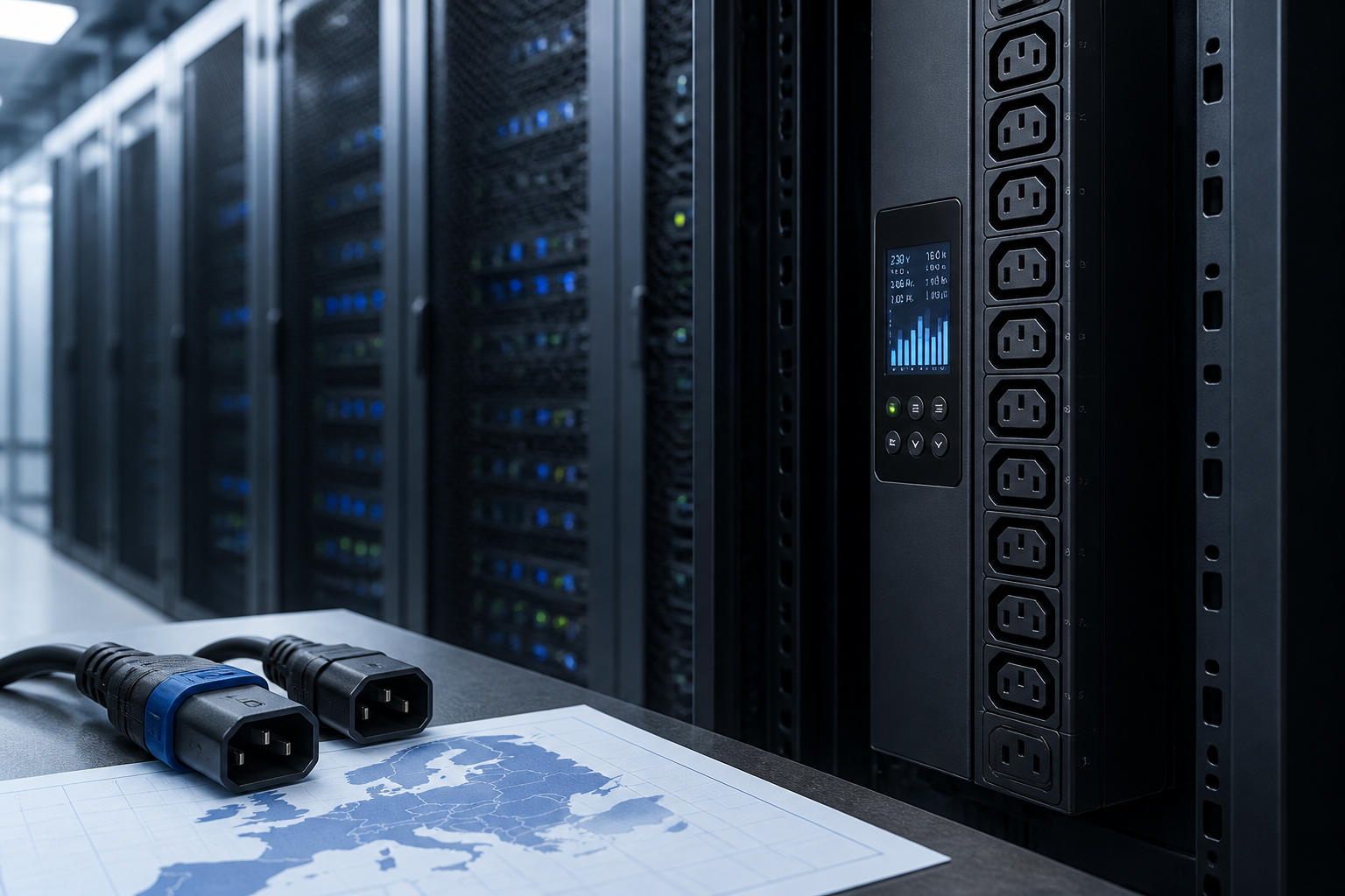 how to choose a rack mount PDU in Europe
